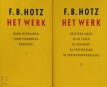 Hotz, Het Werk, set 2 delen in cassette Hotz, Het Werk, set 2 delen in cassette