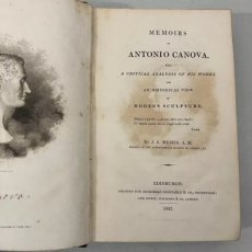 Memoirs of Antonio Canova by J. S. Memes  1825